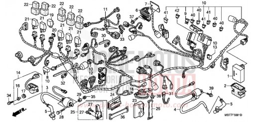 WIRE HARNESS (XL1000VA) XL1000VA7 de 2007